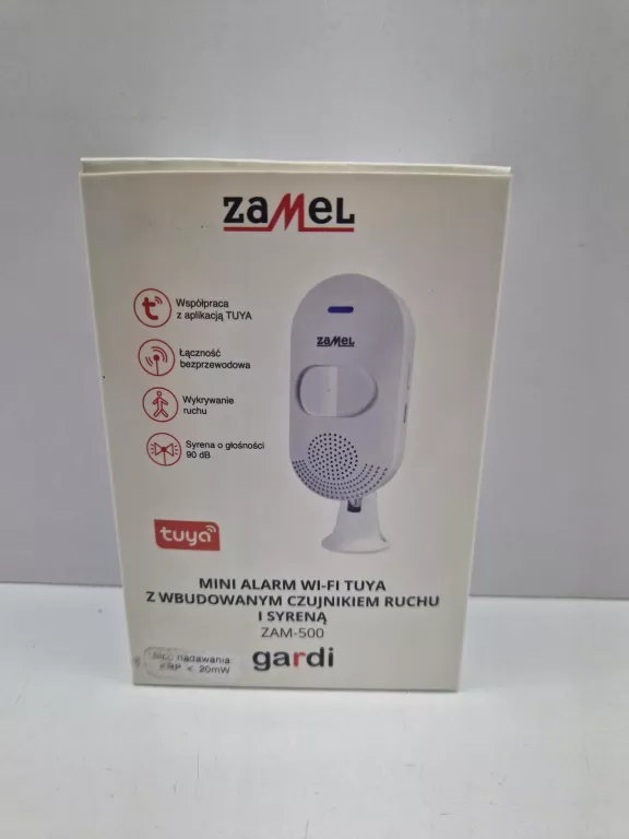 MINI ALARM WI-FI TUYA  ZAM-500 GARDI ZAMEL JAK NOWE!!!