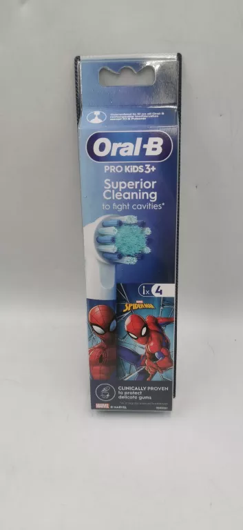 KONCÓWKI ORAL B PRO KIDS 3+ SPIDERMAN