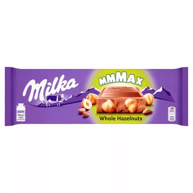 MILKA MMMAX CZEKOLADA MLECZNA WHOLE HAZELNUTS 270 G