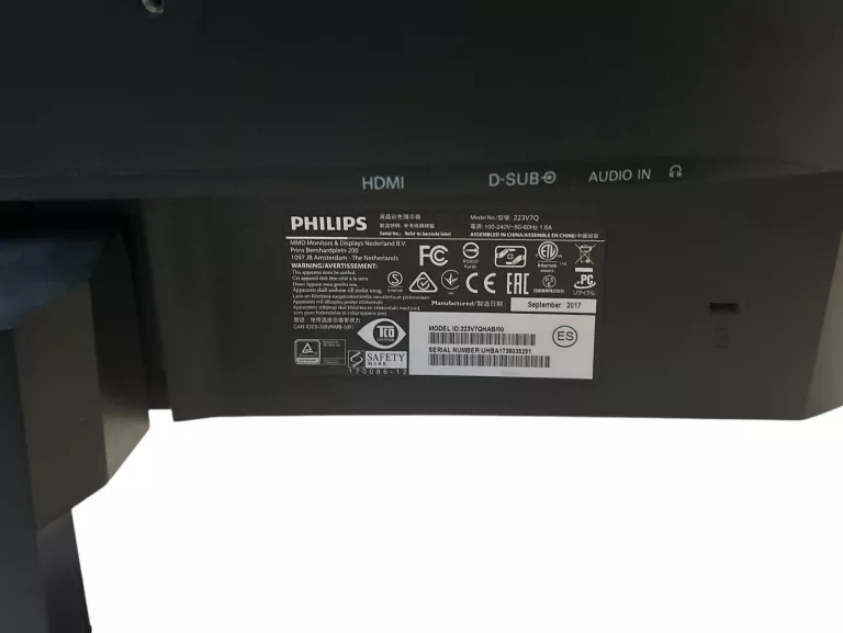 MONITOR PHILIPS 223V7QHAB