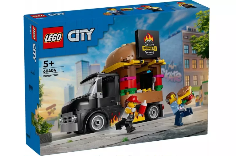 LEGO 60404 CITY - CIĘŻARÓWKA Z BURGERAMI