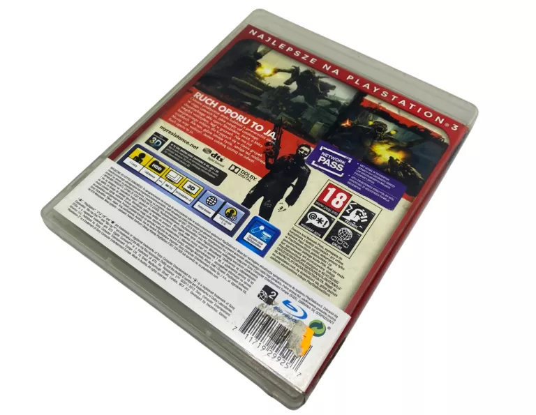 GRA  RESISTANCE 3 SONY PLAYSTATION 3 (PS3) POLSKA WERSJA JĘZYKOWA