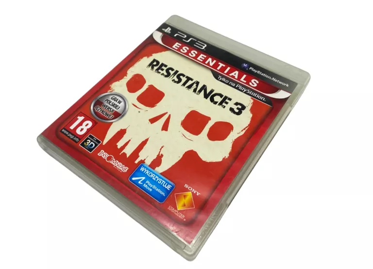 GRA  RESISTANCE 3 SONY PLAYSTATION 3 (PS3) POLSKA WERSJA JĘZYKOWA