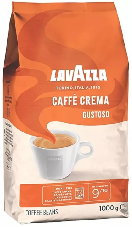 KAWA ZIARNISTA LAVAZZA CAFFE CREMA GUSTOSO 1000G