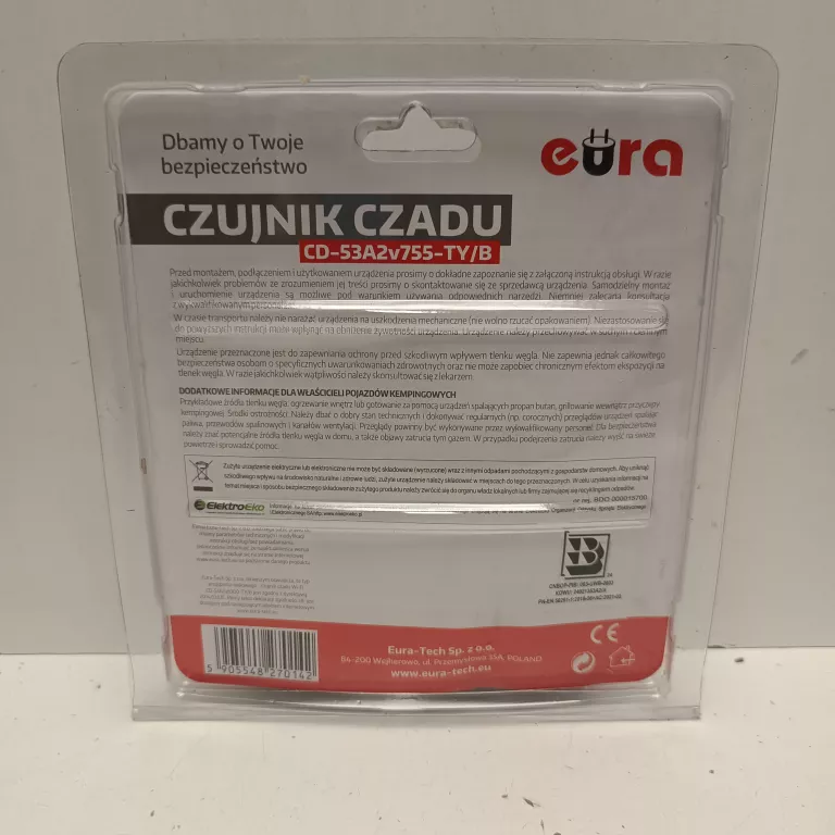 CZUJNIK CZADU EURA CD-72A2V755/B