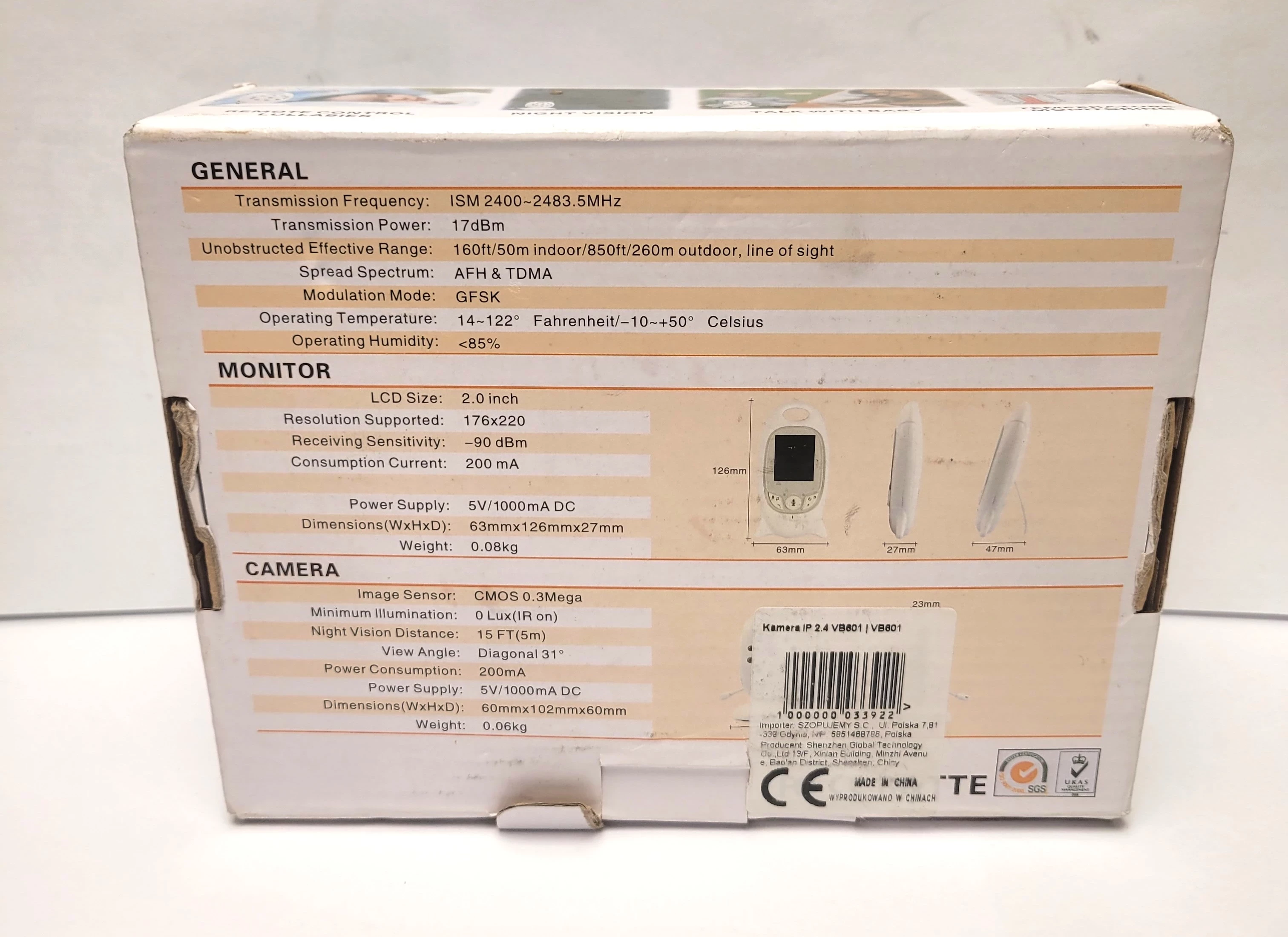 niania-elektroniczna-baby-monitor-vb601-ean-gtin-5701909756054