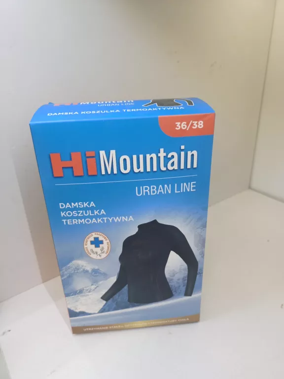 HI MOUNTAIN DAMSKA KOSZULKA TERMICZNA 36/38 CZARNA