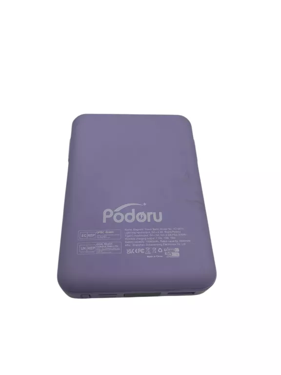 POWERBANK PODORU 10000 MAH CZARNY