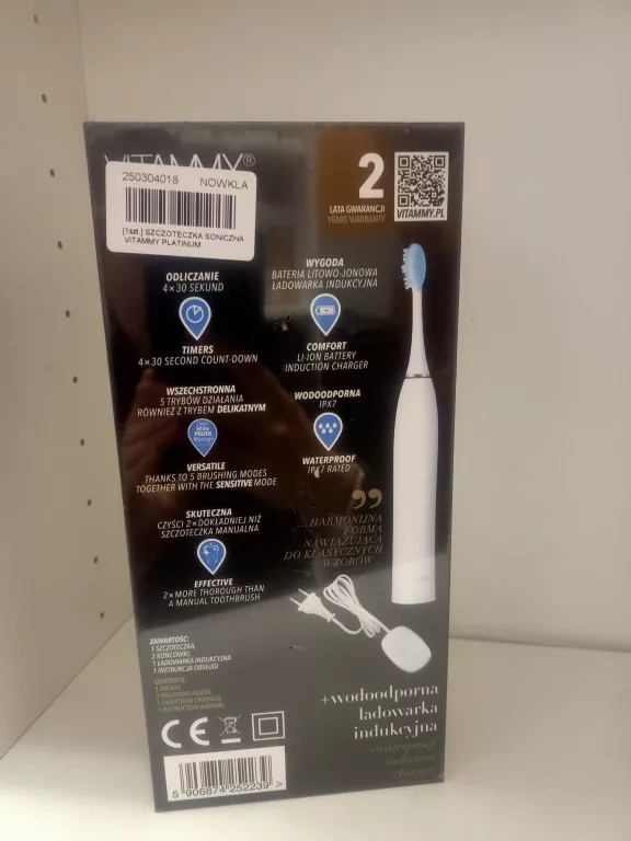 SZCZOTECZKA SONICZNA VITAMMY PLATINUM