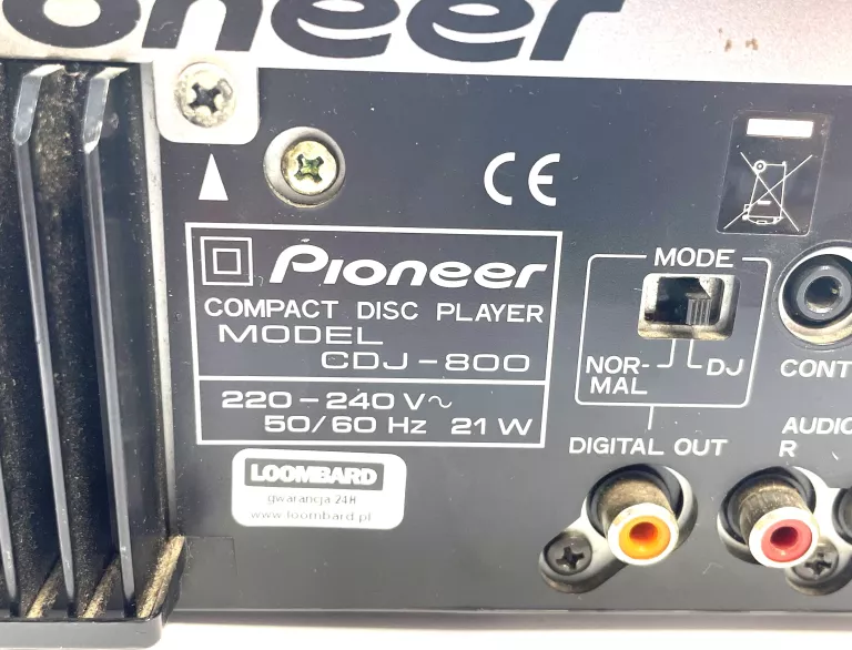 ODTWARZACZ CD PIONEER CDJ-800 MK1