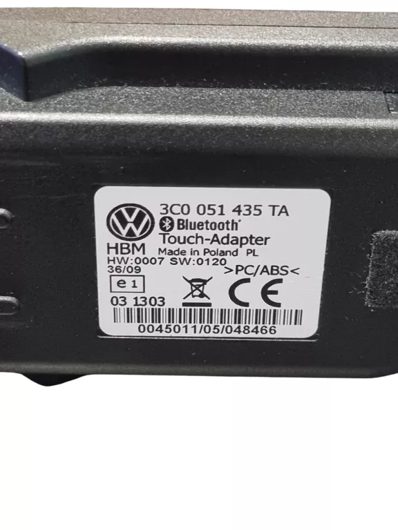 VW PASSAT TOUCH ADAPTER VW BLUETOOTH 3C0051435TA USZKODZONY DOTYK