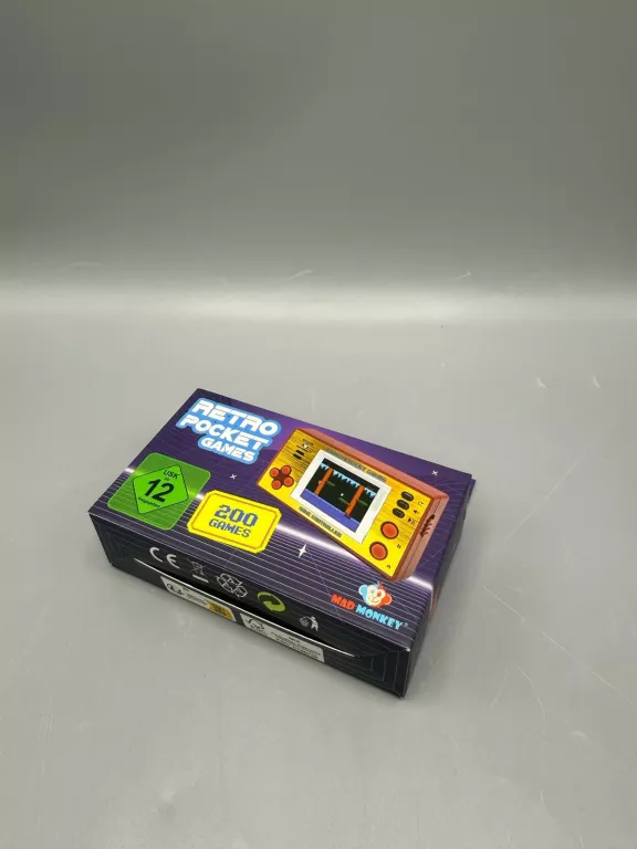 MAD MONKEY 200 RETRO POCKET GAMES KPL JAK NOWY!