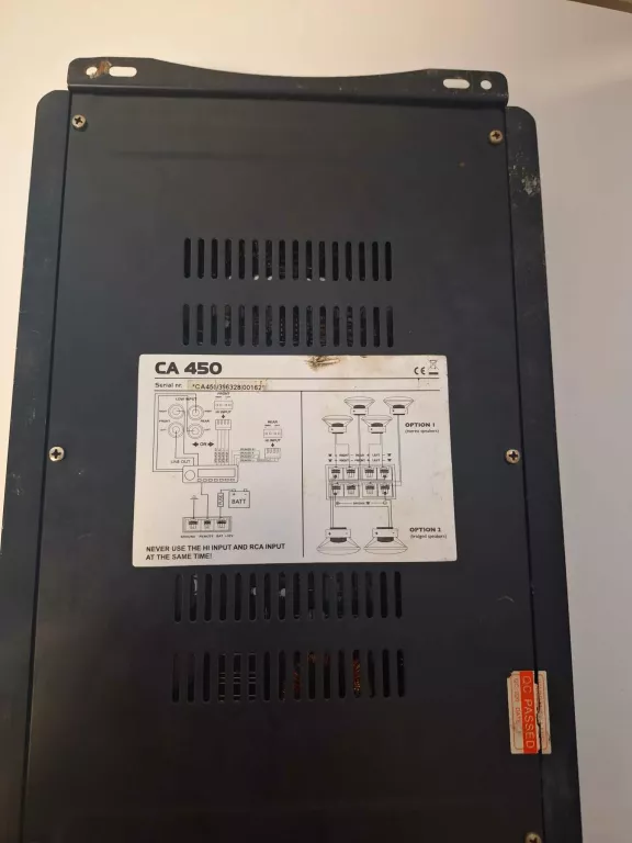 WZMACNIACZ SAMOCHODOWY CALIBER 1000 WATTS CA250 2 ,50 W/