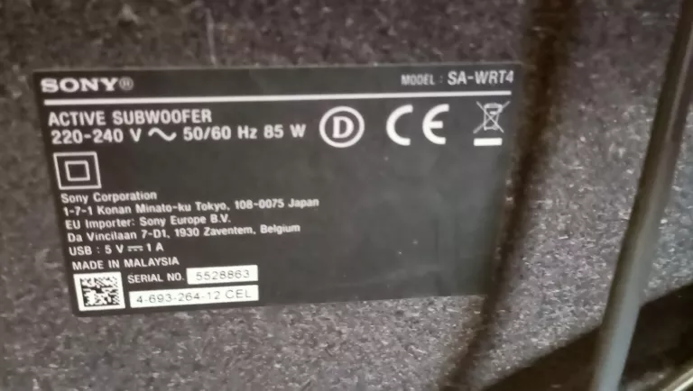 ZESTAW KINA DOMOWEGO SONY HT-RT4