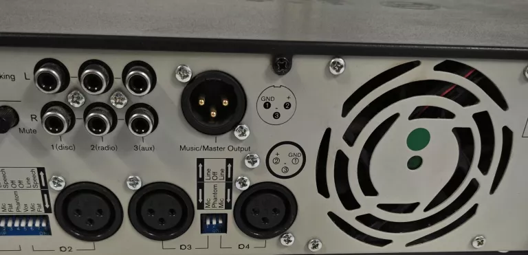 WZMACNIACZ MIKSUJĄCY PLENA 120W, 4 WEJŚCIA, BOSCH