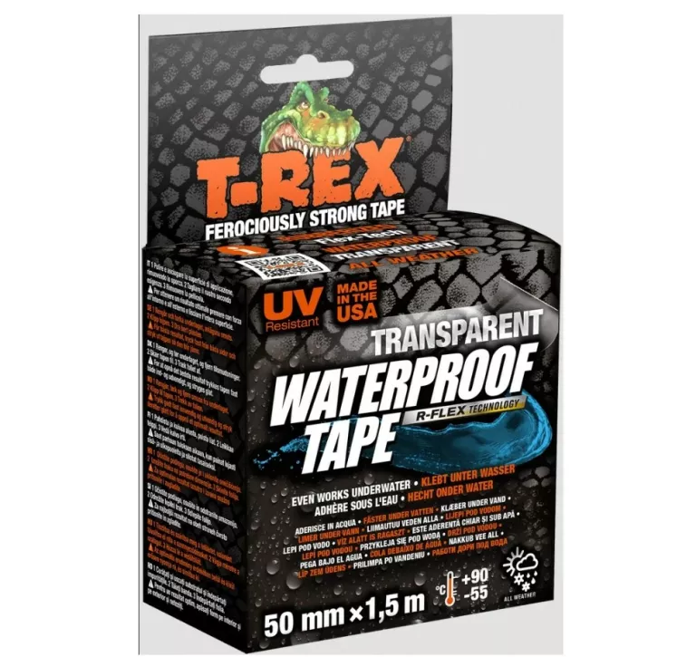 T-REX WODOODPORNA TAŚMA SZEROKA ŁATKA DO BASENU 50MMX1,5M
