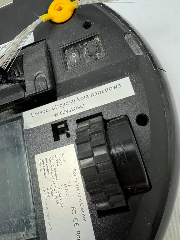 ROBOT SPRZĄTAJĄCY WELMAX V6, STACJA ŁADUJĄCA, PILOT