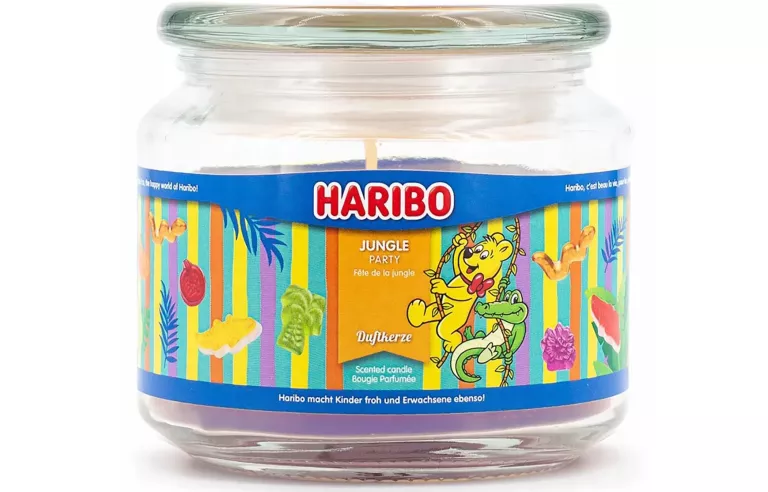 ŚWIECA ZAPACHOWA JUNGLE PARTY HARIBO 300G