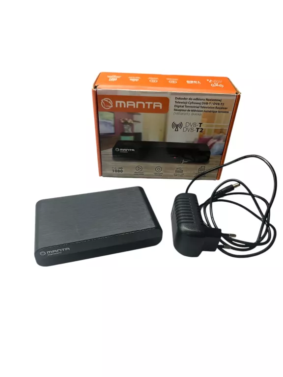 MANTA DEKODER TELEWIZJI DVB-T DVB-T2 DVBT06SXT2 BRAYAN