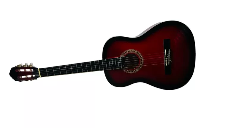 GITARA KLASYCZNA MSA CZERWONO CZARNA STAN DOBRY