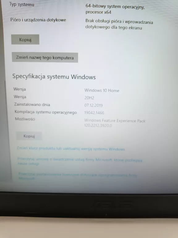 LAPTOP ASUS VIVOBOOK F540M INTEL CELERON N4000 4/500GB WIN 10 HOME