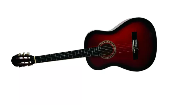 GITARA KLASYCZNA MSA CZERWONO CZARNA STAN DOBRY