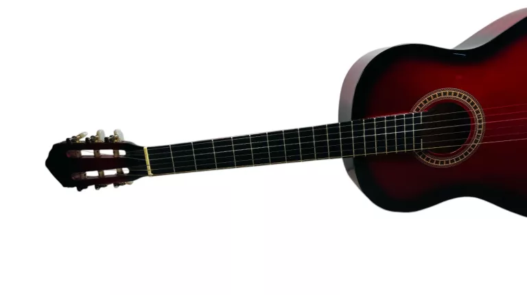 GITARA KLASYCZNA MSA CZERWONO CZARNA STAN DOBRY