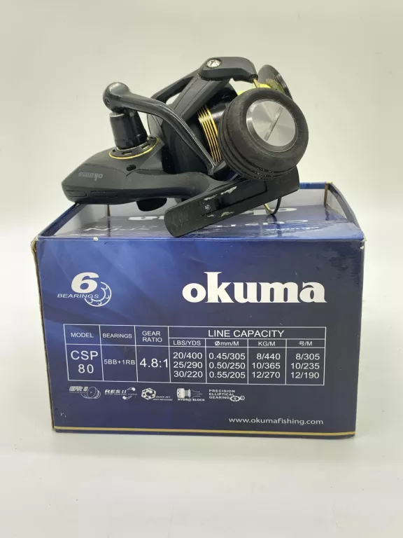 KOŁOWROTEK OKUMA CUSTOM SPIN CSP80