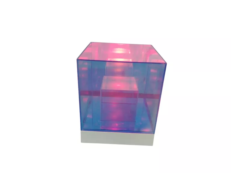 LETHE ”SZEŚCIAN W SZEŚCIANIE” LAMPA DEKORACYJNA LED RGB