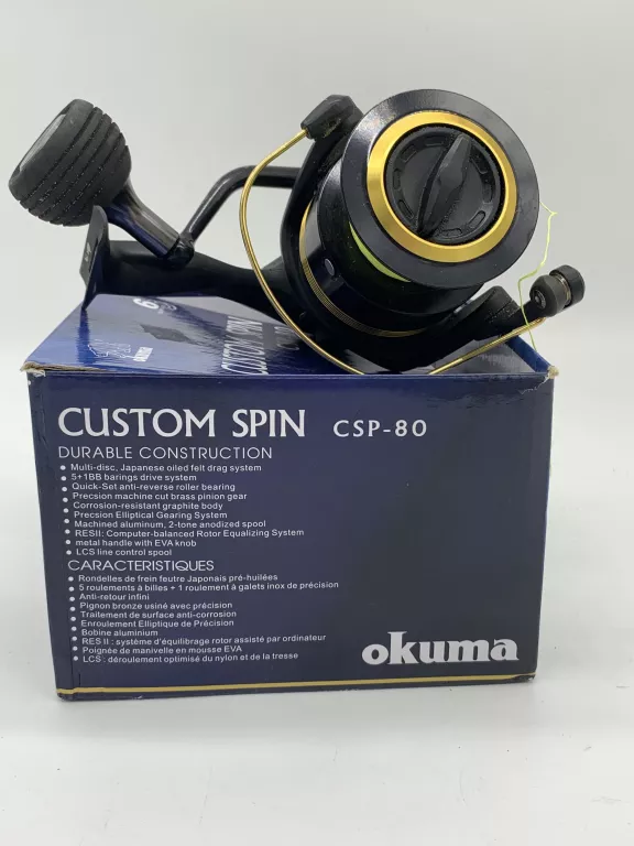 KOŁOWROTEK OKUMA CUSTOM SPIN CSP80