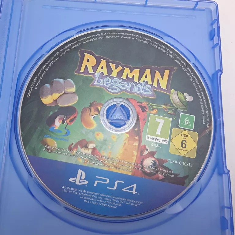 GRA NA PS4 RAYMAN LEGENDS