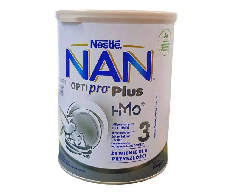 NESTLE NAN OPTIPRO PLUS 3 MLEKO MODYFIKOWANE H-MO  800G