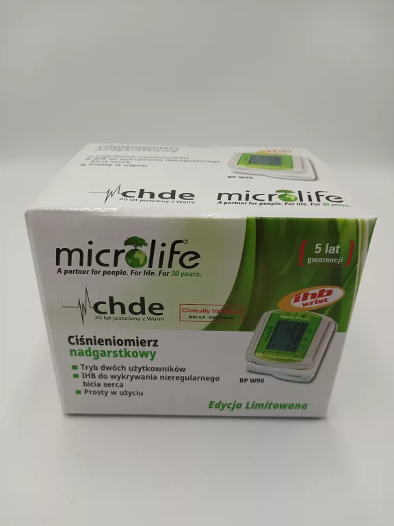 MICROLIFE CIŚNIENIOMIERZ BP W90 NADGARSTKOWY PAD