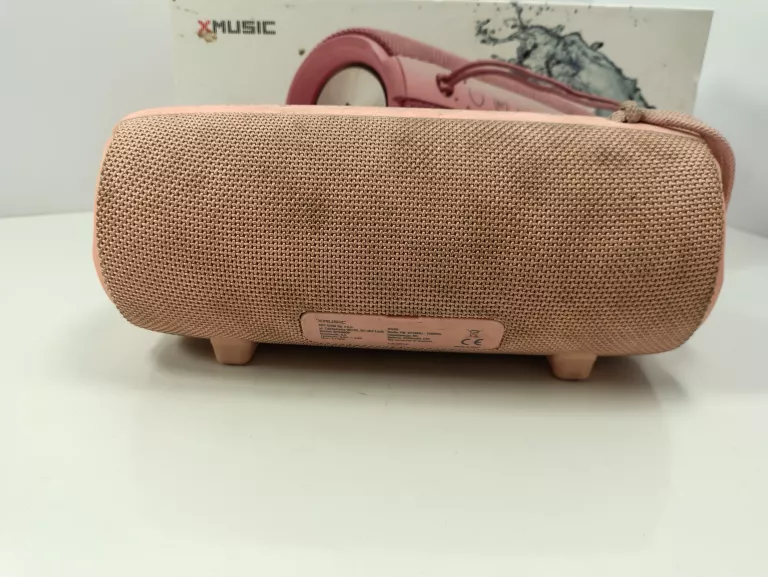 GŁOŚNIK MOBILNY XMUSIC BTS800P RÓŻOWY KOMPLET