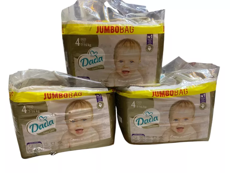 ZESTAW 3X DADA EXTRA CARE JUMBO BAG 4 7-16 KG 92