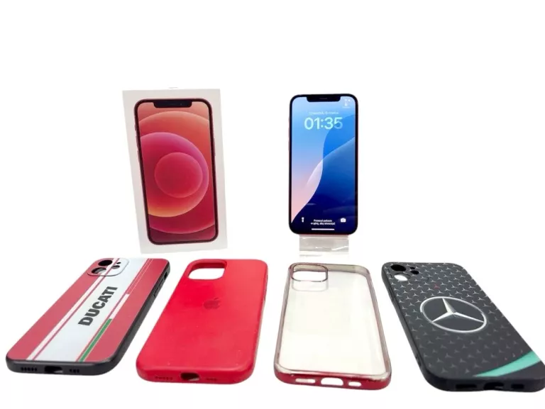 TELEFON IPHONE 12 64GB + 4X ETUI ZESTAW!