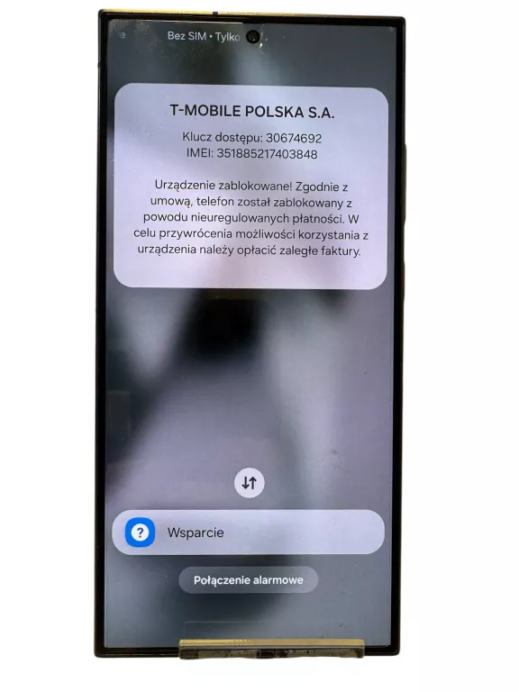 TELEFON SAMSUNG GALAXY S24 ULTRA 256GB! NA CZĘŚCI!!!