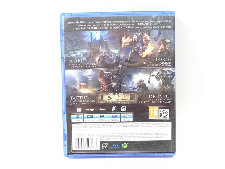 GRA PS4 LORDS OF THE FALLEN + PUDEŁKO