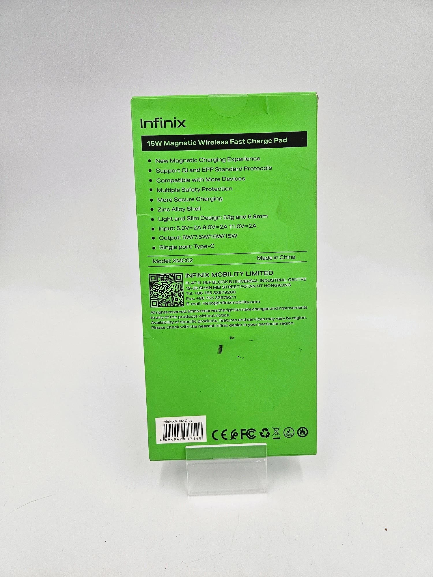 infinix-ladowarka-indukcyjna-15w-magnetic-xmc02-ean-gtin-4894947017148