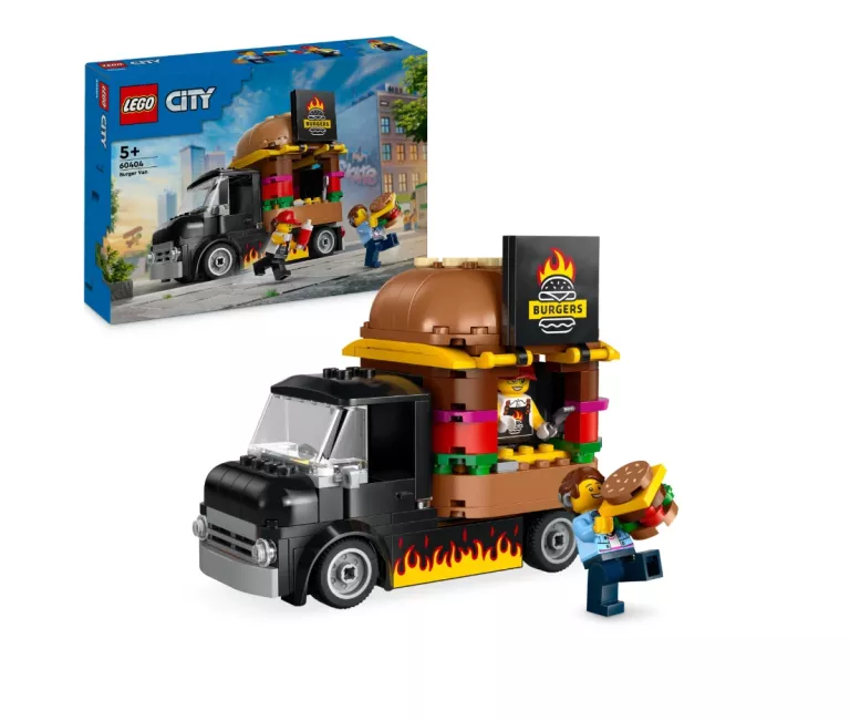 LEGO 60404 CITY - CIĘŻARÓWKA Z BURGERAMI