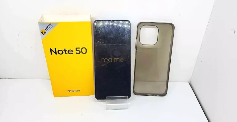 TELEFON REALME NOTE 50/64GB/PUDEŁKO/PARAGON BLOKADA  PO HARD RESET