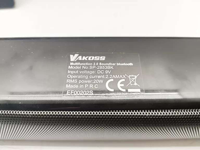 GŁOŚNIK BLUETOOTH SOUNDBAR VAKOSS SP-2853BK