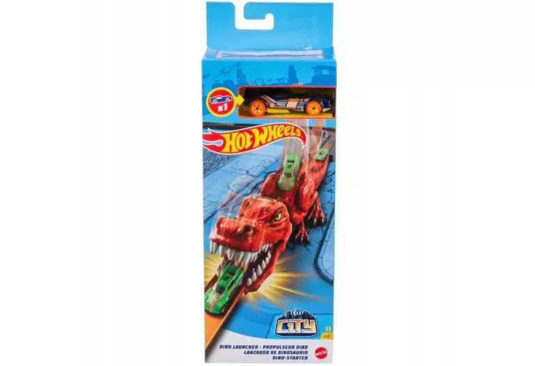 HOT WHEELS CITY DINO LAUCHER GVF42