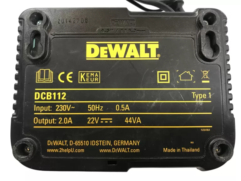 ŁADOWARKA DEWALT DCB112 + 2 AKU DEWALT DCB185