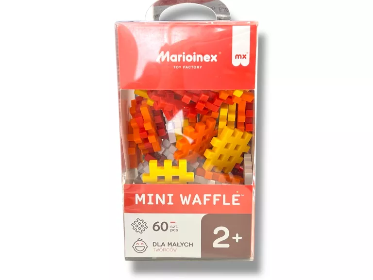 MINI WAFLE KLOCKI DLA MAŁYCH TWÓRCÓW 2+