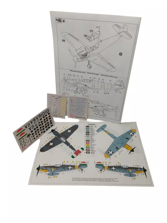 MODEL UNIMODELS NO.423 MESSERSCHMITT BF-109 G-6 1:48