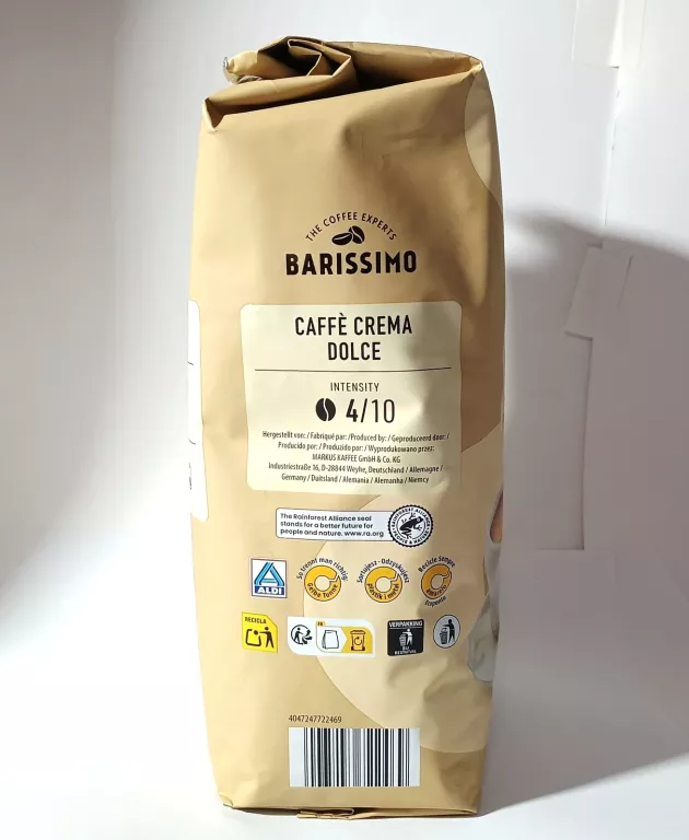 KAWA ZIARNISTA BARISSIMO CREMA AROMA 1 KG