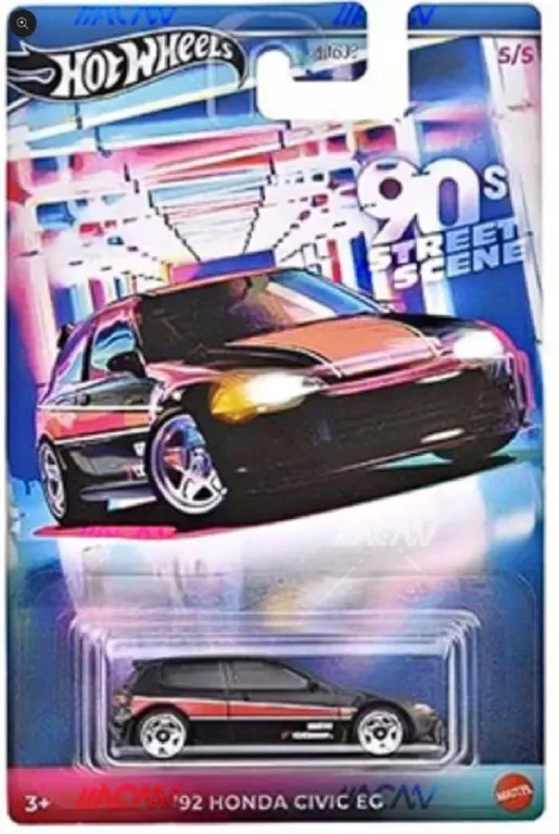 SAMOCHÓD HOT WHEELS 90'S STREET SCENE '92 HONDA CIVIC EG JCB56