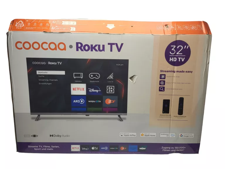 TELEWIZOR SAMRT TV COOCAA 32R3GY KOMPLET
