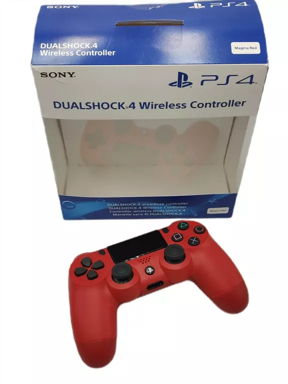 PAD PS4 SONY CUH-ZCT2E CZERWONY + PUDEŁKO